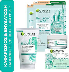 Garnier Skin Naturals Hyaluronic Aloe Jelly Комплект за грижа за кожата за Хидратация & Почистване на лицето