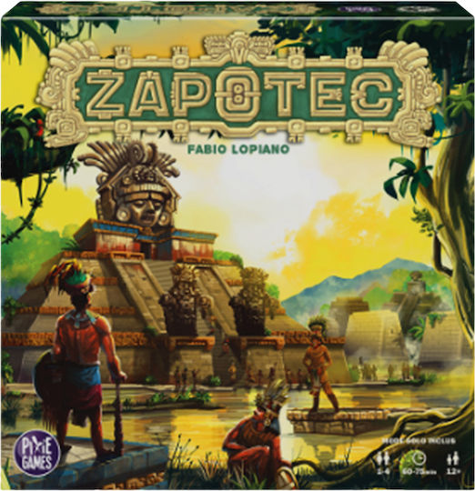 Board Game Zapotec for 1-4 Players 12+ Years Old (EN) Board & Dice