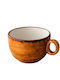 Authentic Jersey QU94552 Set Tassen Kaffee aus Porzellan Orange 200ml 6Stück