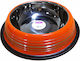 Pet Camelot 6664 Edelstahl Schalen Futter & Wasser für Hund 1.92lt in Orange Farbe