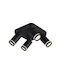 Aca Divino Spot with 4 Lights and with Socket GU10 in Black Color