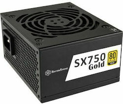 Silverstone SX750 750W Μαύρο Τροφοδοτικό Υπολογιστή Full Modular 80 Plus Gold