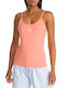 Puma Classics Damen Sportlich Bluse Spaghetti-Träger Rosa