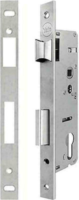 Yale Recessed Lock Front door with Center 20mm Silver