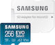 Samsung Evo Select microSDXC 256GB Class 10 U3 V30 A2 UHS-I με αντάπτορα