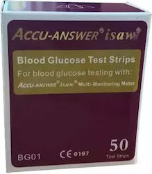 Accu-Answer Blood Glucose Test Strips 50 Pieces Accu-Answer Blood Glucose Test Strips 50 Pieces