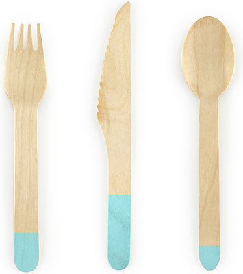 Cutlery Party Blue 16cm 18pcs