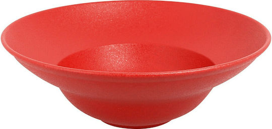 Rak Porcelain Neofusion Πιάτο Ζυμαρικών από Πορσελάνη Κόκκινο με Διάμετρο 23cm