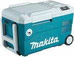 Makita 12V / 24V Light Blue Electric Portable Fridge 20lt