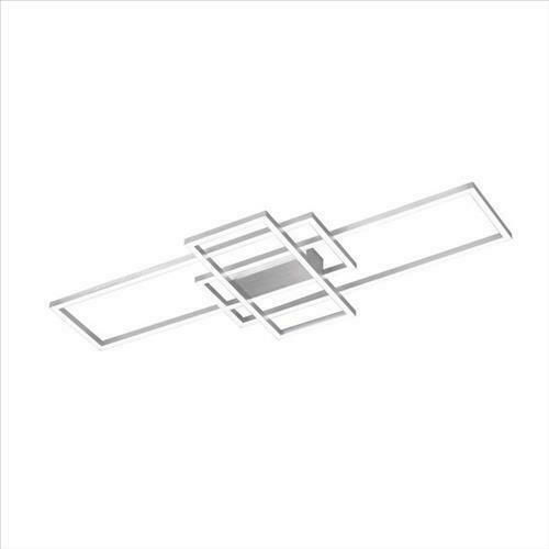 Wofi Zenit Ceiling Mount Light 104cm Silver with Integrated LED