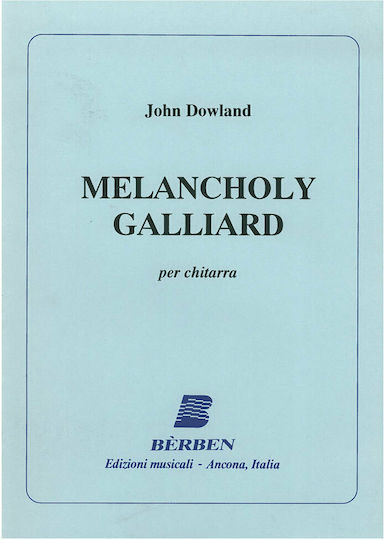 Berben Dowland - Melancholy Galliard Sheet Music for Guitar / Bass