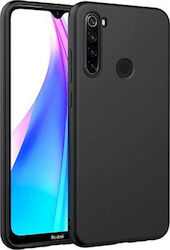 Sonique Back Cover Σιλικόνης Μαύρο (Redmi Note 8T)