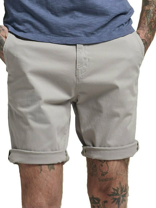 Superdry Studios Core Ανδρική Βερμούδα Chino Γκρι