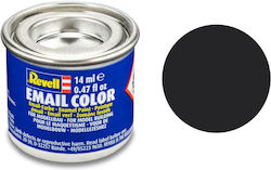 Revell Email Боя за Моделизъм Tar Black Mat 14мл