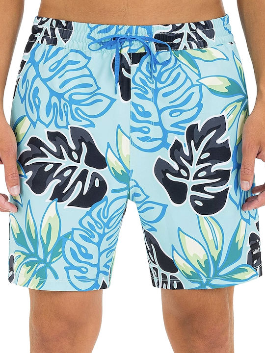 Hurley Cannonball Men's Swimwear Shorts Turquoise Floral