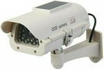 Solar Dummy Surveillance Bullet Camera White