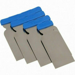 Vltools AMD6694 Metallic Spatula With Plastic Handle Set 4 Pieces Vltools AMD6694 Metallic Spatula With Plastic Handle Set 4 Pieces