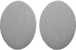 Lecco Gray Sewing Iron-On Patch 10.5x8cm 2pcs