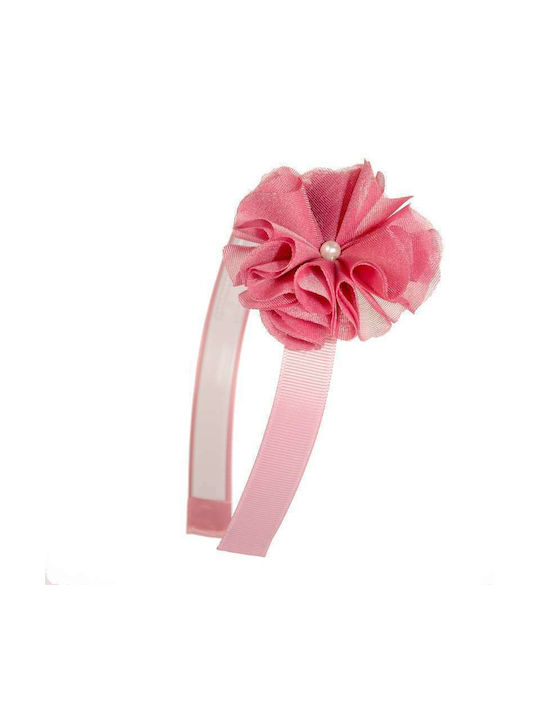 Mom & Dad Kinder Haarband mit Blume Rosa 1Stück