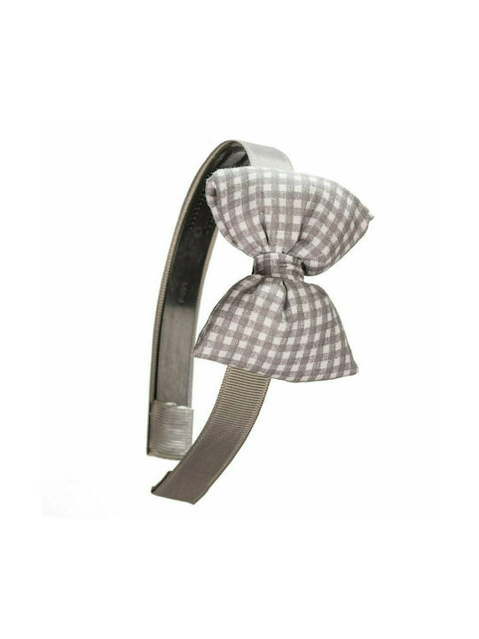 Mom & Dad Gray Kids Headband with Bow