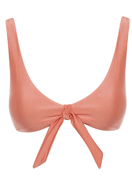 Pretty Me Melite Bikini Top Burnt Tea Rose