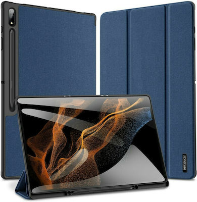 Dux Ducis Domo Flip Cover Δερματίνης Μπλε (Galaxy Tab S8 Ultra)