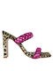 Δερμάτινα Πέδιλα Fuchsia Leopard