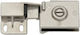 Import Hellas Metallic Furniture Hinge Ασημί 2pcs