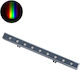GloboStar Wall Washer Outdoor Floor Lamp 18W RGBW IP65 Gray