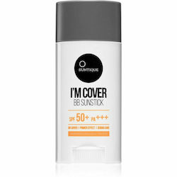 Suntique I Am Cover BB Waterproof Sunscreen Stick Face SPF50 with Color 15gr