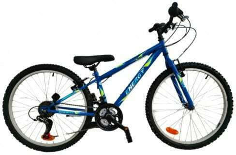 Energy Thunder 24" Bicicletă pentru copii Biciclete de munte 18 Viteze (2022) de baie Albastru