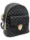 La tour Eiffel Women's Bag Backpack Black / Gold