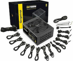 Segotep GM1000W Black 1000W Vollständig modular 80 Plus Gold Segotep GM1000W Black 1000W Vollständig modular 80 Plus Gold