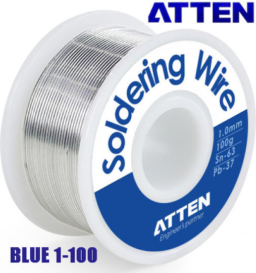 ATTEN Soldering Wire 1mm 100pcs 60/40 (Sn63%/Pb37%) TS-63A100 ATN