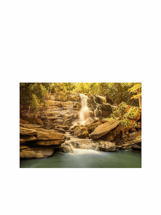 Fototapet de Perete 400x280cm Sunny Waterfall Tesatura