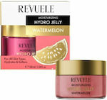 Revuele Watermelon Hydro Jelly Moisturizing Gel Suitable for All Skin Types with Hyaluronic Acid 100ml