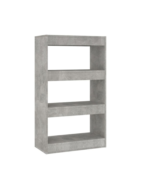 Shelving Unit Floor Grey Concrete 60x30x103cm