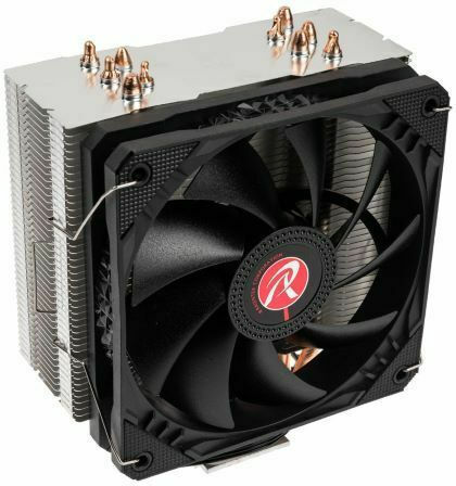 Raijintek Themis II CPU Kühlung für Socket /A/M/4/ / /1/2/0/0/ /1/1/5/x/ /1/7/0/0/ Schwarz