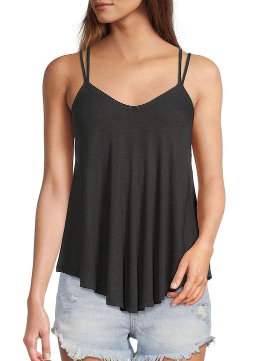 Top Free People Rock Your World OB1472629-WASHED BLACK Women's