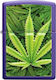 Zippo Brichetă Flacără Rezistent la vânt Cannabis