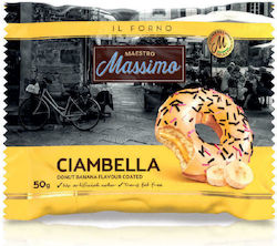 Maestro Massimo Snack Ciambella Donut with Flavour Μπανάνα 50gr 1pcs