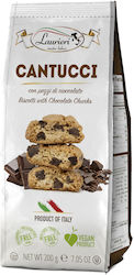 Laurieri Biscuits Cantucci Almond With Chips Chocolate Vegan 1pcs 200gr