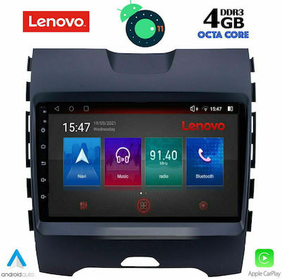 Lenovo Sistem Audio Auto pentru Ford Margine 2015> (Bluetooth/USB/AUX/WiFi/GPS/Apple-Carplay/Partitură) cu Ecran Tactil 9"