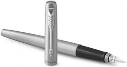 Parker Πένα Γραφής Medium Ασημί με Μπλε Μελάνι Parker Πένα Γραφής Medium Ασημί με Μπλε Μελάνι