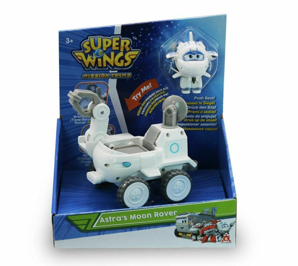Just Toys Super Wings Transform A Bots Single Vegicle Astra s Moon Over