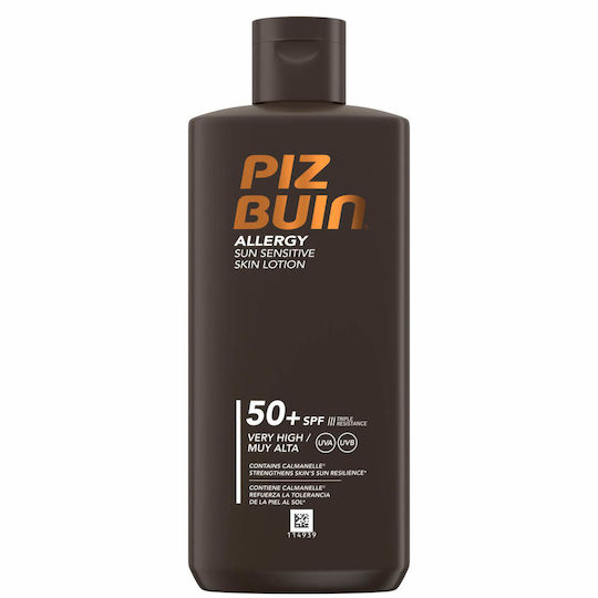 Piz Buin Allergy Αδιάβροχη Αντηλιακή Λοσιόν Σώματος SPF50 με Χρώμα 200ml
