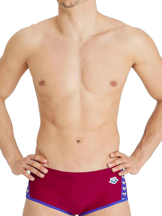 Arena Herren Badehose Slip Rot