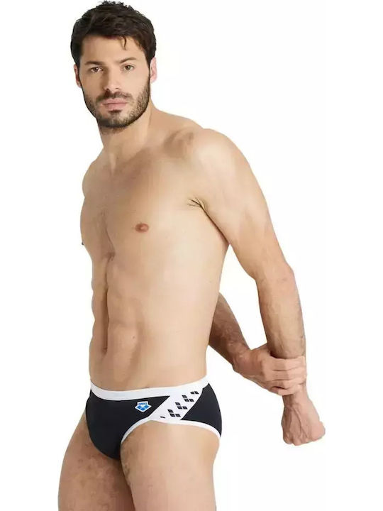 Herren Badebekleidung Slip Schwarz