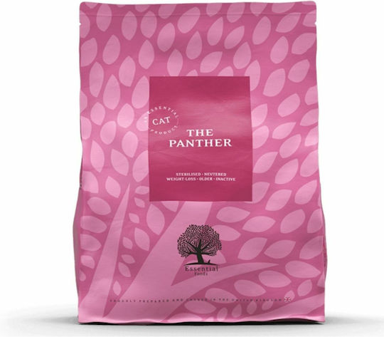 Essential Foods The Panther Trockenfutter für erwachsene sterilisierte Katzen mit Lachs 3kg