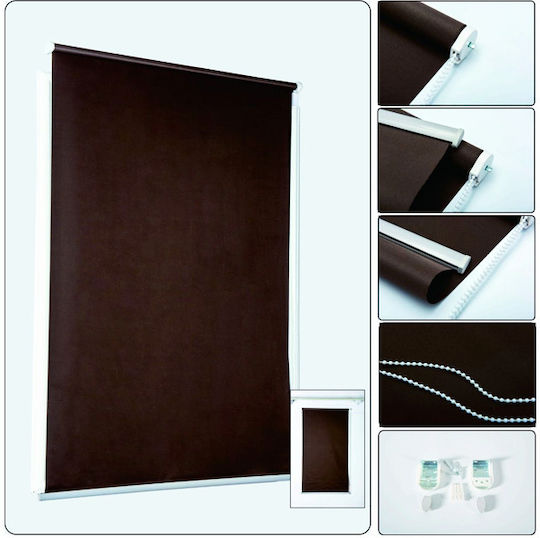 Tpster Roller Blinds Brown W80xH180cm 23777